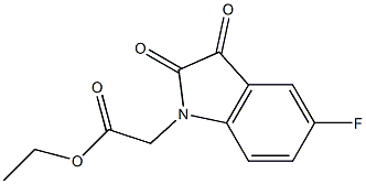 ethyl 2-(5-fluoro-2,3-dioxo-2,3-dihydro-1H-indol-1-yl)acetate