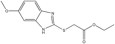 ethyl 2-[(6-methoxy-1H-1,3-benzodiazol-2-yl)sulfanyl]acetate