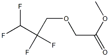 methyl 2-(2,2,3,3-tetrafluoropropoxy)acetate Structural