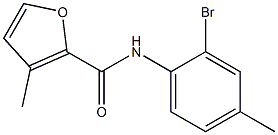 N-(2-bromo-4-methylphenyl)-3-methyl-2-furamide