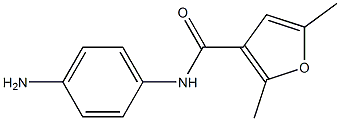 N-(4-aminophenyl)-2,5-dimethyl-3-furamide Structural