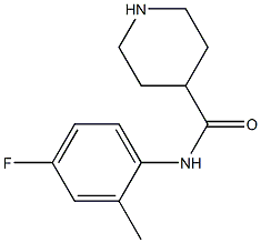 N-(4-fluoro-2-methylphenyl)piperidine-4-carboxamide