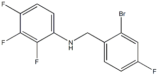 N-[(2-bromo-4-fluorophenyl)methyl]-2,3,4-trifluoroaniline