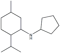 N-cyclopentyl-5-methyl-2-(propan-2-yl)cyclohexan-1-amine