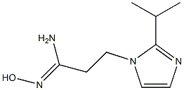 N'-hydroxy-3-[2-(propan-2-yl)-1H-imidazol-1-yl]propanimidamide