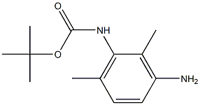 tert-butyl 3-amino-2,6-dimethylphenylcarbamate Structural