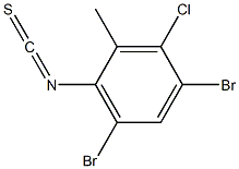 3-Chloro-4,6-dibromo-2-methylphenyl isothiocyanate