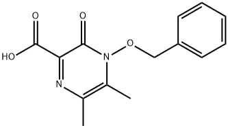 4-Benzyloxy-5,6-dimethyl-3-oxo-3,4-
dihydro-pyrazine-2-carboxylic acid