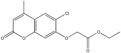 ethyl [(6-chloro-4-methyl-2-oxo-2H-chromen-7-yl)oxy]acetate