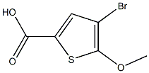 4-bromo-5-methoxy-2-thiophenecarboxylic acid Structural