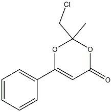 2-(chloromethyl)-2-methyl-6-phenyl-4H-1,3-dioxin-4-one