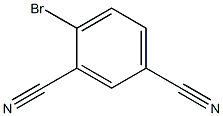 1,3-dicyano-4-bromo-benzene Structural