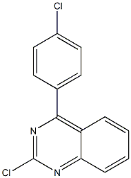 2-chloro-4-(4-chlorophenyl)quinazoline Structural