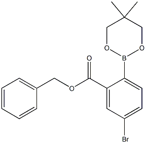 Benzyl 5-bromo-2-(5,5-dimethyl-1,3,2-dioxaborinan-2-yl)benzoate