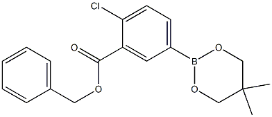 Benzyl 2-chloro-5-(5,5-dimethyl-1,3,2-dioxaborinan-2-yl)benzoate