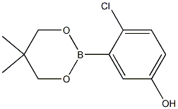 4-Chloro-3-(5,5-dimethyl-1,3,2-dioxaborinan-2-yl)phenol