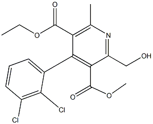 4-(2,3-Dichlorophenyl)-2-hydroxymethyl-6-methyl-3,5-pyridinedicarboxylic acid 5-ethyl 3-methyl ester