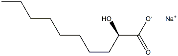 [S,(-)]-2-Hydroxydecanoic acid sodium salt