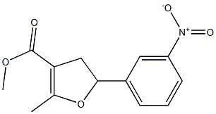 4,5-Dihydro-2-methyl-5-(3-nitrophenyl)furan-3-carboxylic acid methyl ester