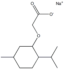 3-p-Menthoxyacetic acid sodium