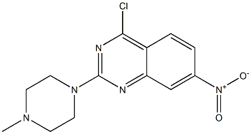 2-[4-Methyl-1-piperazinyl]-4-chloro-7-nitroquinazoline