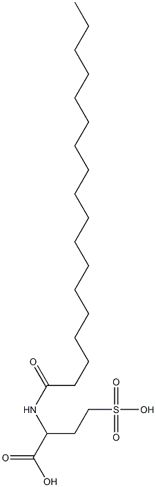 2-[(1-Oxooctadecyl)amino]-4-sulfobutyric acid Structural