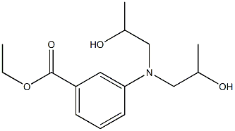 3-[Bis(2-hydroxypropyl)amino]benzoic acid ethyl ester