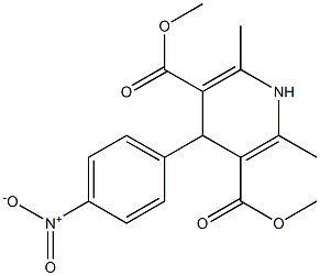 2,6-Dimethyl-4-(4-nitrophenyl)-1,4-dihydro-3,5-pyridinedicarboxylic acid dimethyl ester