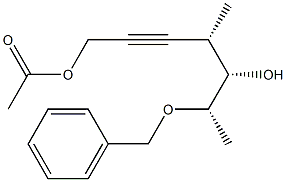 (2S,3S,4S)-2-Benzyloxy-4-methyl-7-acetoxy-5-heptyn-3-ol,(4S,5S,6S)-1-Acetoxy-6-(benzyloxy)-4-methyl-2-heptyn-5-ol