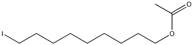 9-iodo-1-nonanol acetate Structural