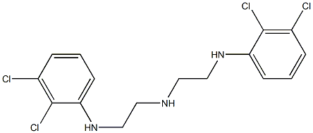 N-(2,3-Dichloro-phenyl)-N'-[2-(2,3-dichloro-phenylamino)-ethyl]-ethane-1,2-diamine Structural