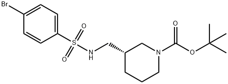 (S)-1-Boc-3-[(4-Bromo-benzenesulfonylamino)-methyl]-piperidine
