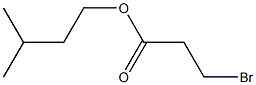 isopentyl 3-bromopropanoate Structural