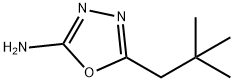 5-(2,2-dimethylpropyl)-1,3,4-oxadiazol-2-amine Structural