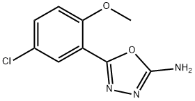 5-(5-chloro-2-methoxyphenyl)-1,3,4-oxadiazol-2-amine