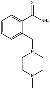 2-[(4-methylpiperazin-1-yl)methyl]benzenecarbothioamide Structural