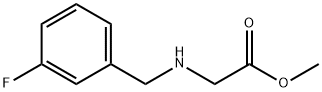 N-(3-Fluorobenzyl)glycine methyl ester Structural