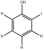 O-IODOPHENOL-3,4,5,6-D4 Structural