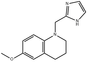 Quinoline, 1,2,3,4-tetrahydro-1-(1H-imidazol-2-ylmethyl)-6-methoxy- Structural