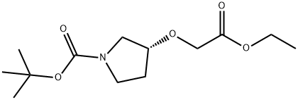 tert-butyl 3-(2-ethoxy-2-oxoethoxy)pyrrolidine-1-carboxylate