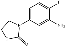 3-(3-amino-4-fluorophenyl)-1,3-oxazolidin-2-one Structural