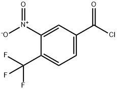 Benzoyl chloride, 3-nitro-4-(trifluoromethyl)- Structural