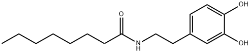 Octanamide, N-[2-(3,4-dihydroxyphenyl)ethyl]- Structural