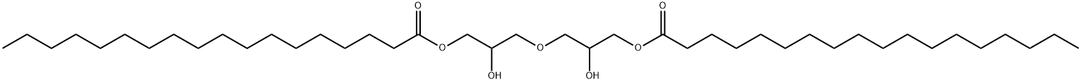 Octadecanoic acid, oxybis(2-hydroxy-3,1-propanediyl) ester (9CI) Structural