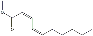 methyl cis-2,cis-4-decadienoate Structural