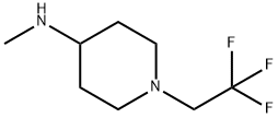 N-methyl-1-(2,2,2-trifluoroethyl)piperidin-4-amine Structural