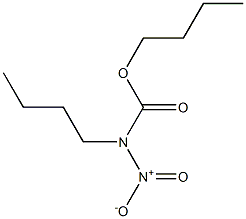 butyl N-butyl-N-nitrocarbamate Structural