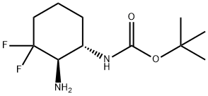 tert-butyl ((1S,2R)-2-amino-3,3-difluorocyclohexyl)carbamate