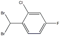 Benzene, 2-chloro-1-(dibromomethyl)-4-fluoro- Structural