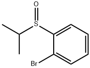 Benzene, 1-bromo-2-[(1-methylethyl)sulfinyl]- Structural